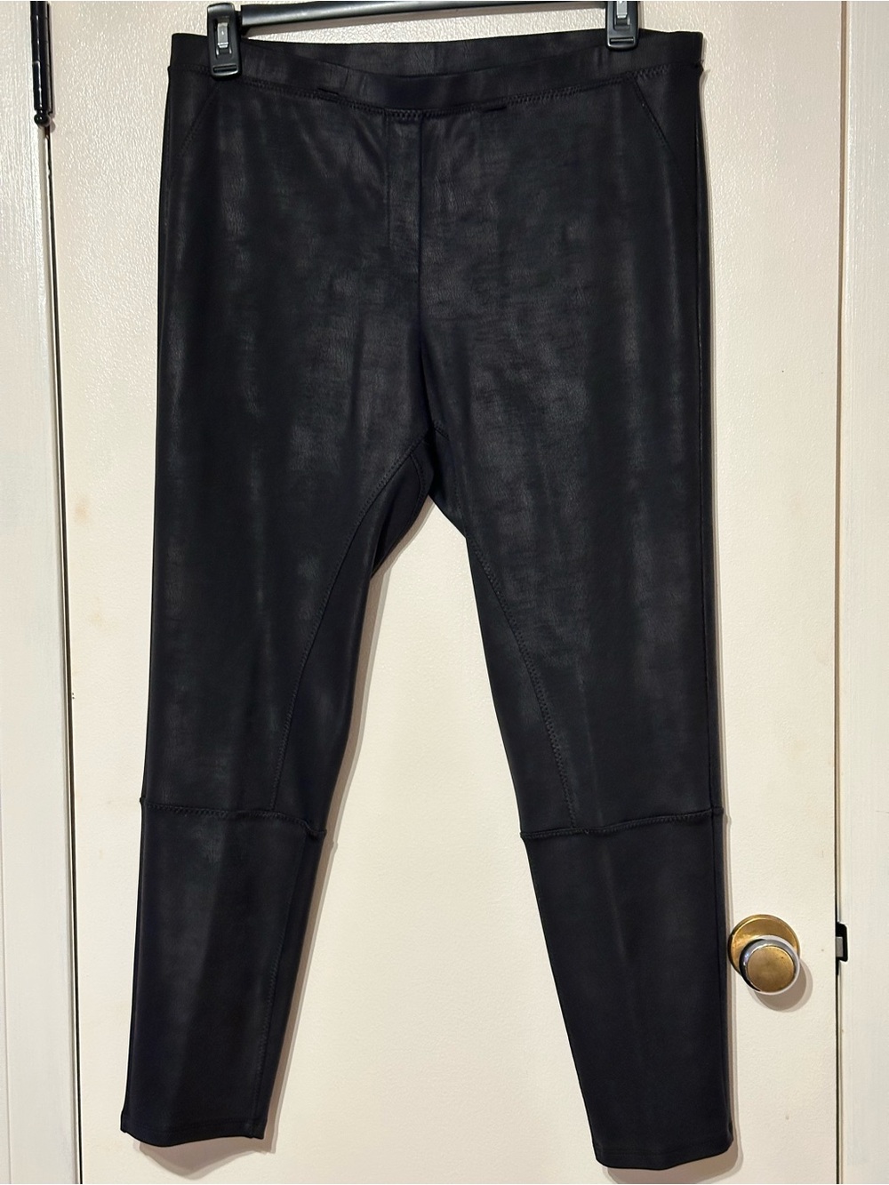 Women’s Black Faux Leather Pants
